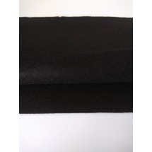 Фетр мягкий 1,5 мм (30*30 см) цв. черный,  цена за лист